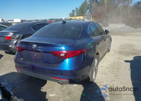 2018 Alfa Romeo Giulia Ti Lusso Rwd from USA, damaged, VIN ZARFAECN7J7581927